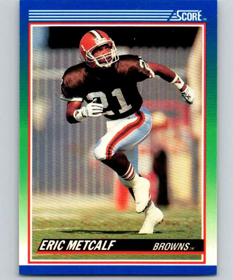 1990 Score #30 Eric Metcalf NM-MT Cleveland Browns Football Card - Football Card Single