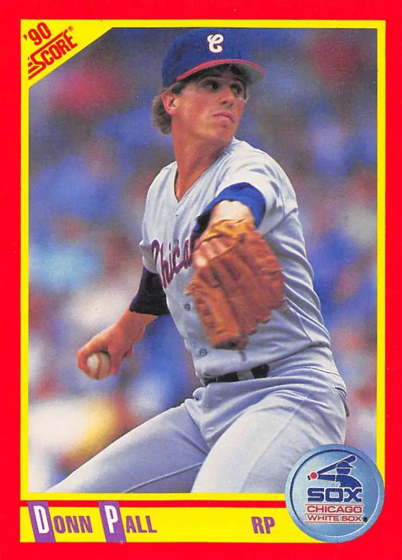 1990 Score #304 Donn Pall EX Excellent Chicago White Sox Baseball Card - Baseball Card Single
