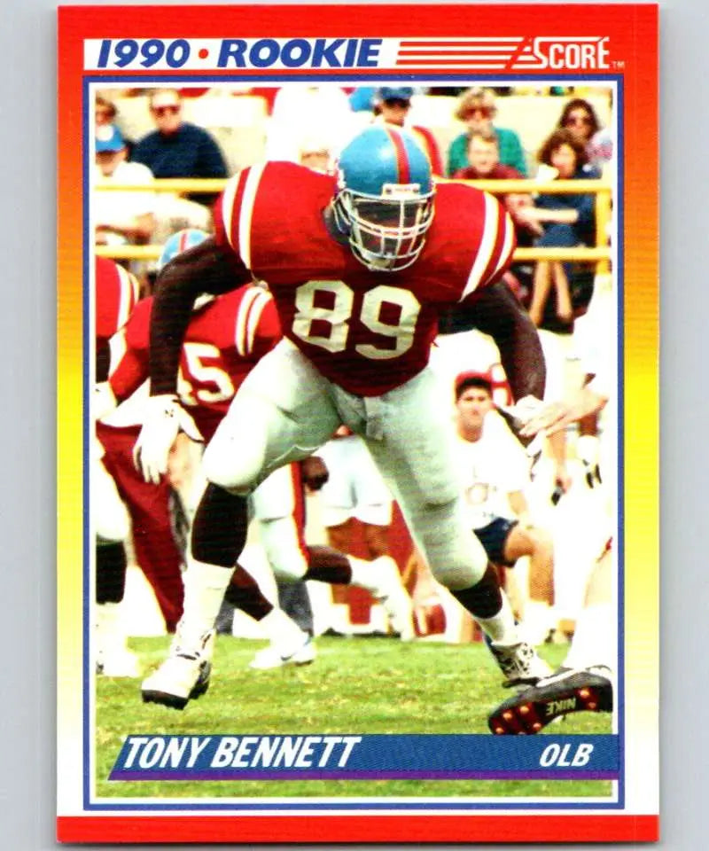 1990 Score #304 Tony Bennett NM-MT RC Rookie Ole Miss Rebels Football Card - Football Card Single