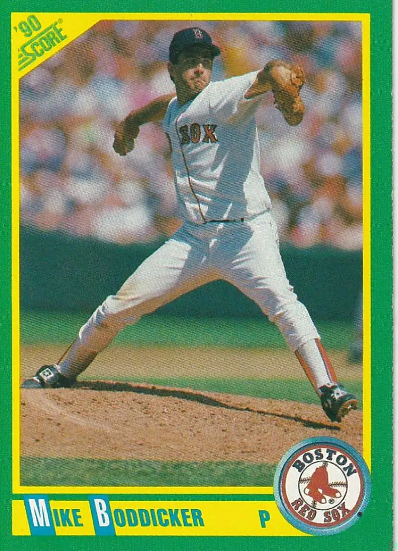 1990 Score #31 Mike Boddicker EX Excellent Boston Red Sox Baseball Card - Baseball Card Single