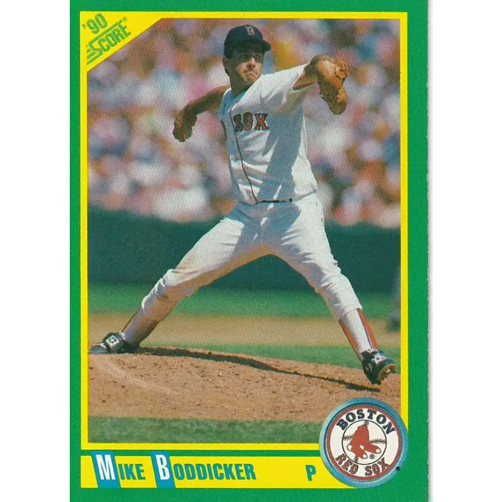 1990 Score #31 Mike Boddicker NM-MT Boston Red Sox Baseball Card - Baseball Card Single