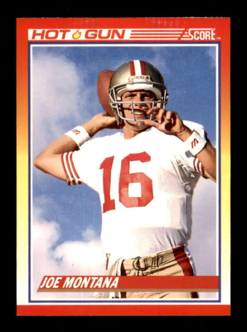 1990 Score #311 Joe Montana NM-MT San Francisco 49ers Football Card - Football Card Single