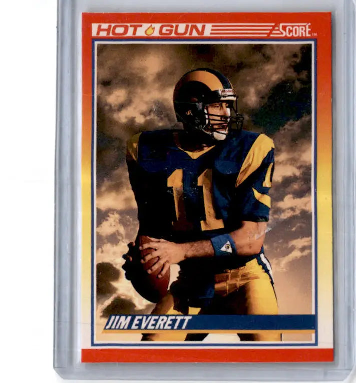 1990 Score #312 Jim Everett - Football Card Single