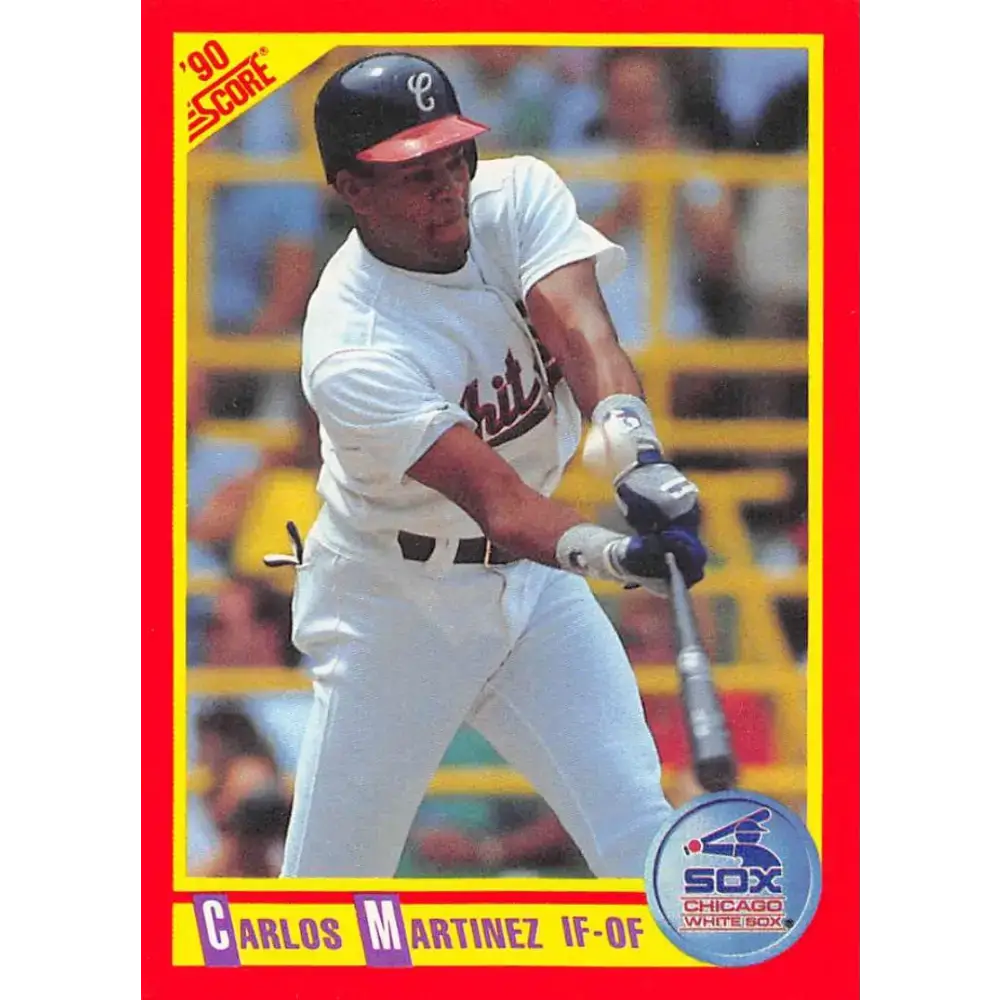 1990 Score #314 Carlos Martinez NM-MT Chicago White Sox Baseball Card - Baseball Card Single
