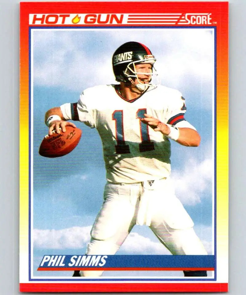 1990 Score #314 Phil Simms NM-MT New York Giants Football Card