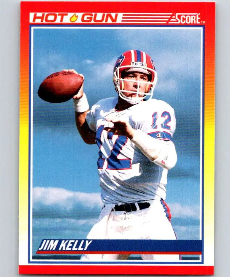 1990 Score #318 Jim Kelly NM-MT Buffalo Bills Football Card - Football Card Single
