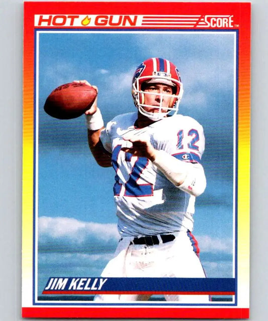 1990 Score #318 Jim Kelly NM-MT Buffalo Bills Football Card