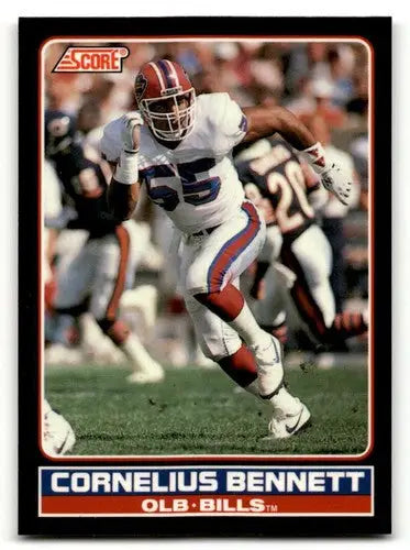 1990 Score #32 Cornelius Bennett Buffalo Bills Football Cards NM-MT ID:62211 - Football Card Single