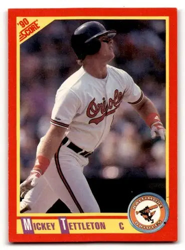1990 Score #322 Mickey Tettleton Baltimore Orioles Baseball Cards EX ID:58534 - Baseball Card Single