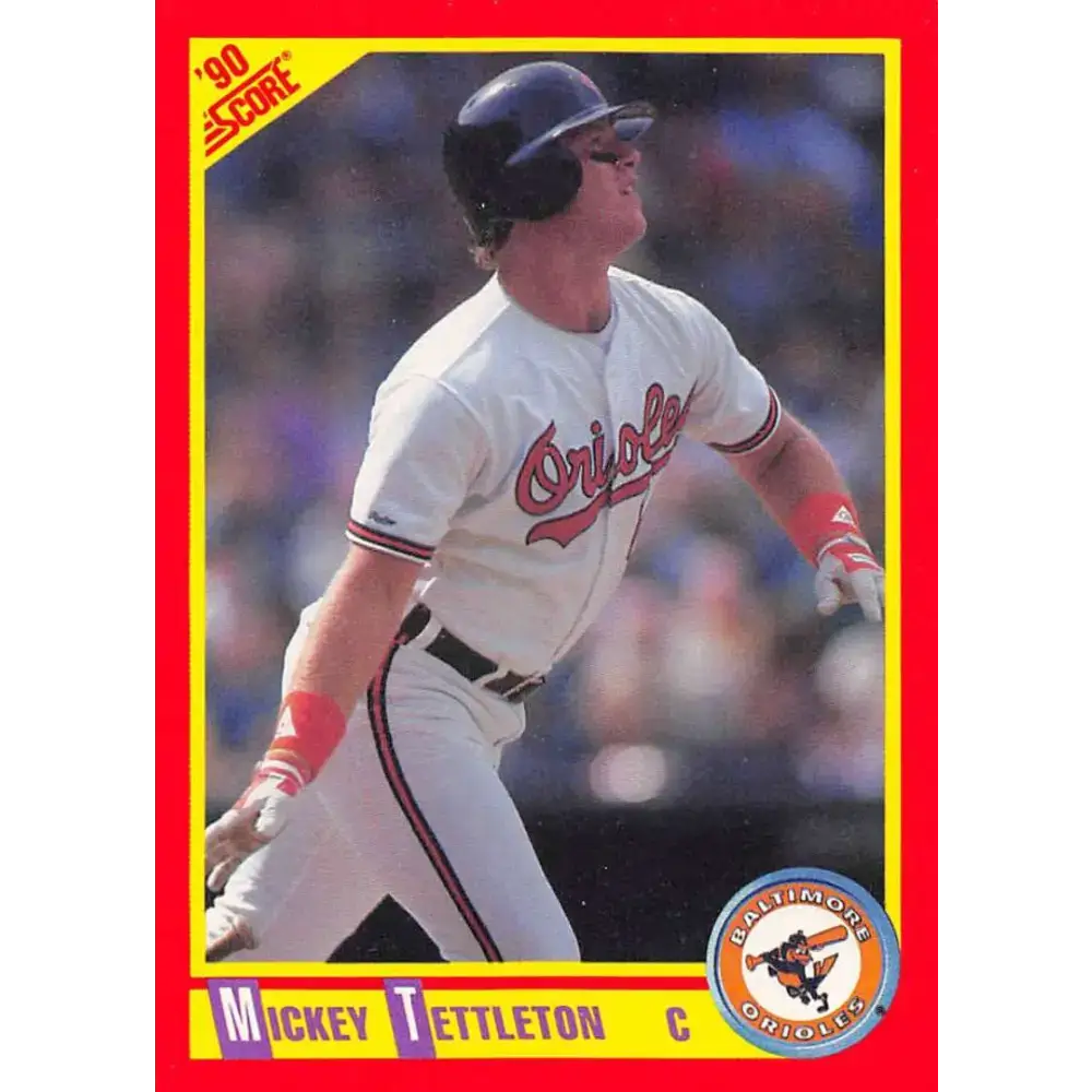 1990 Score #322 Mickey Tettleton NM-MT Baltimore Orioles Baseball Card - Baseball Card Single