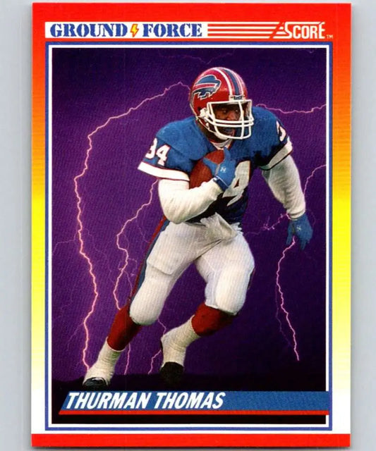 1990 Score #322 Thurman Thomas NM-MT Buffalo Bills Football Card