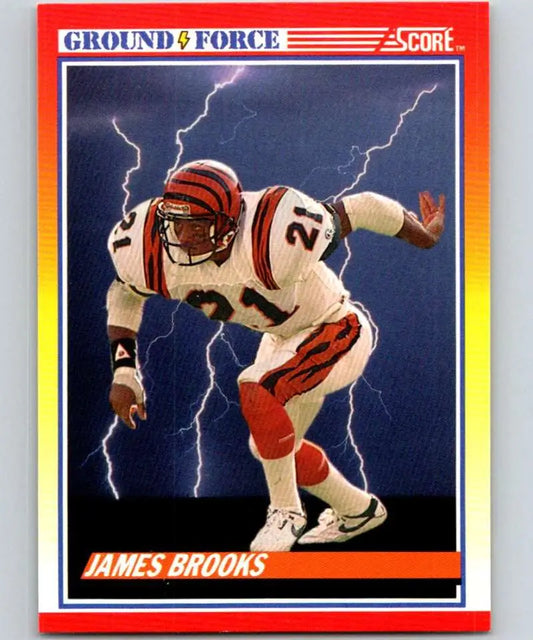 1990 Score #323 James Brooks NM-MT Cincinnati Bengals Football Card