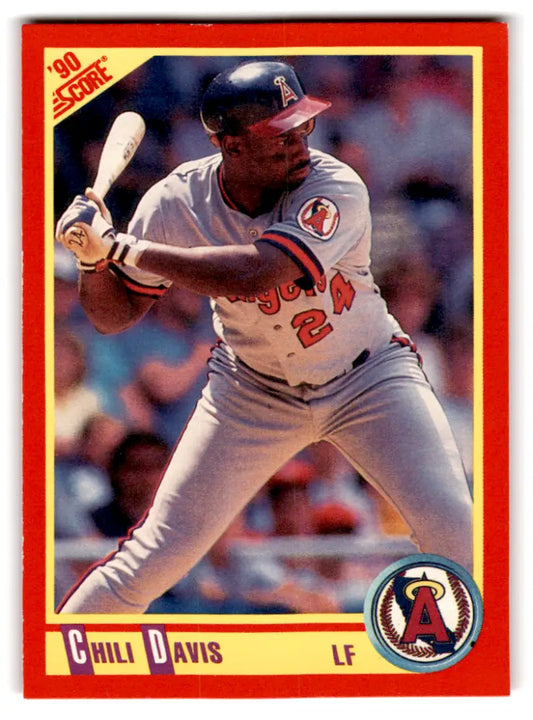 1990 Score #326 Chili Davis NM-MT Angels ID:70018 - Baseball Card Single