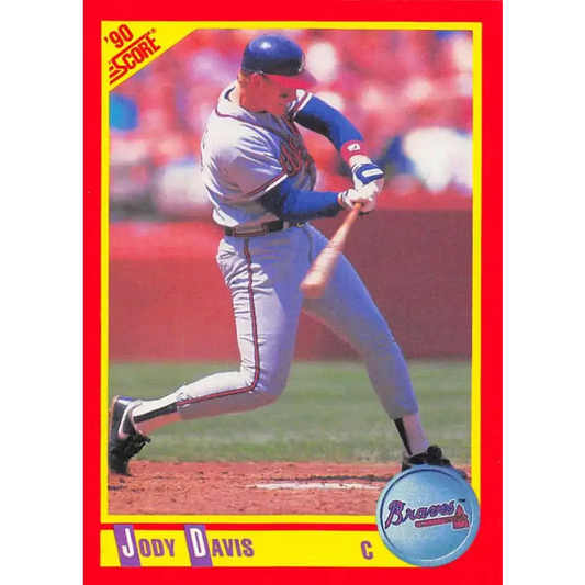 1990 Score #328 Jody Davis NM-MT Chicago Cubs Baseball Card - Baseball Card Single