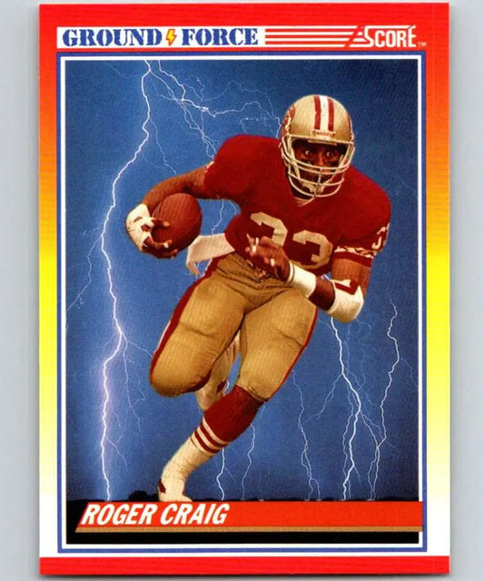 1990 Score #329 Roger Craig NM-MT San Francisco 49ers Football Card
