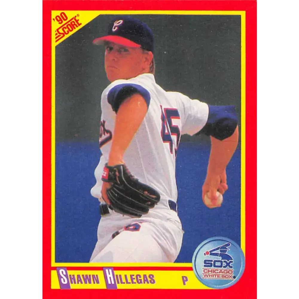 1990 Score #329 Shawn Hillegas NM-MT Chicago White Sox Baseball Card - Baseball Card Single