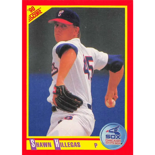 1990 Score #329 Shawn Hillegas NM-MT Chicago White Sox Baseball Card - Baseball Card Single