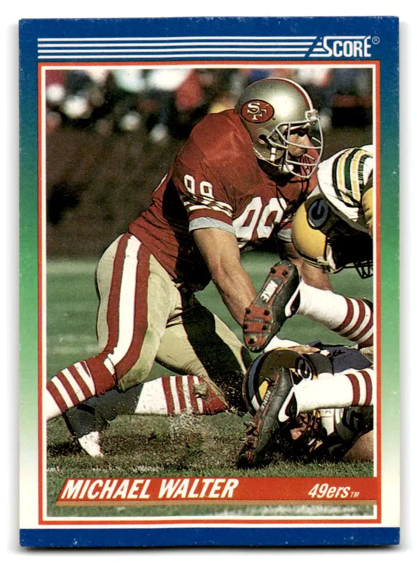 1990 Score #335 Michael Walter - Football Card Single