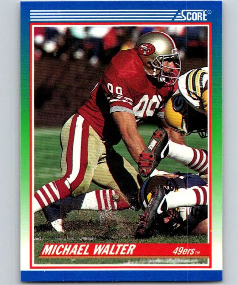 1990 Score #335 Michael Walter NM-MT San Francisco 49ers Football Card - Football Card Single