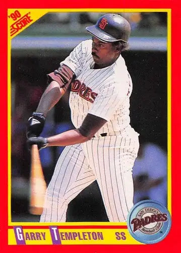 1990 Score #336 Garry Templeton NM-MT Padres - Baseball Card Single