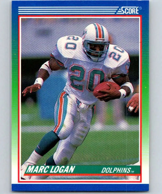 1990 Score #336 Marc Logan NM-MT Miami Dolphins Football Card