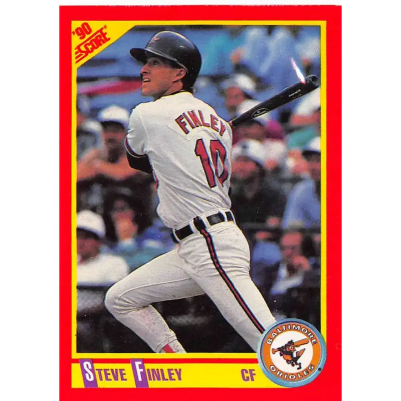 1990 Score #339 Steve Finley NM-MT Baltimore Orioles Baseball Card - Baseball Card Single