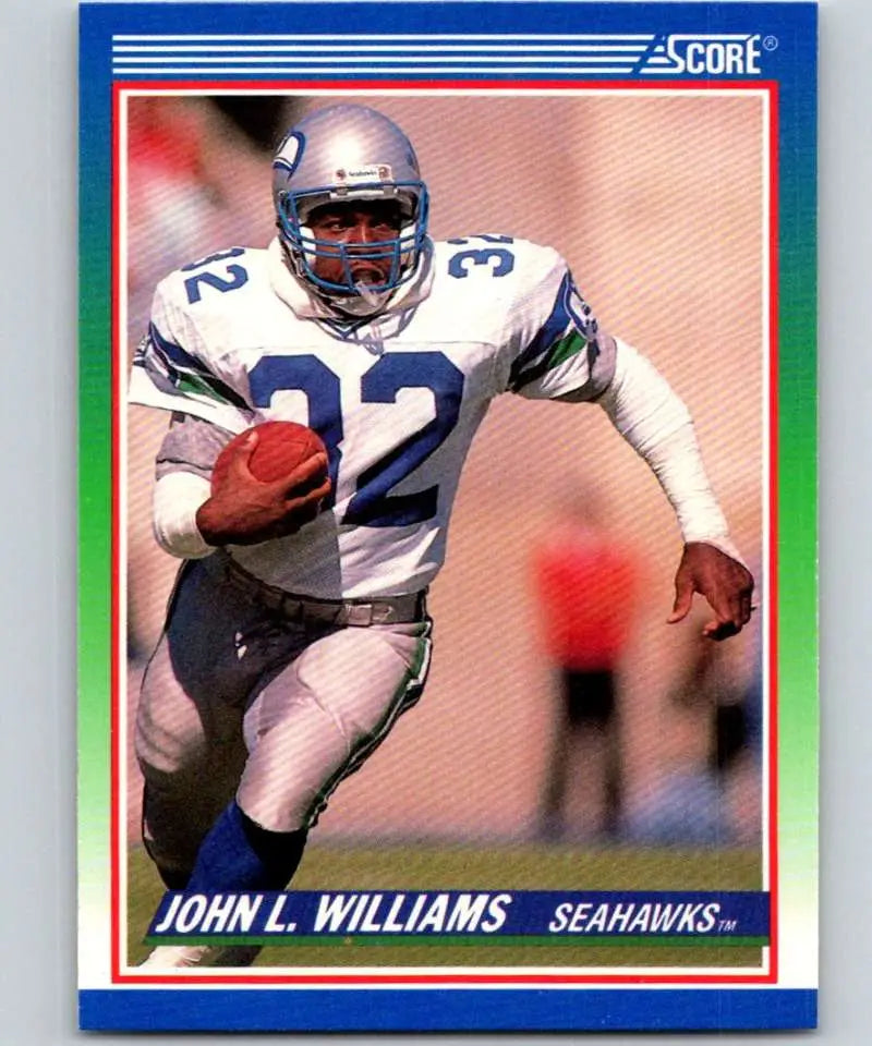 1990 Score #343 John Williams NM-MT Seattle Seahawks Football Card - Football Card Single