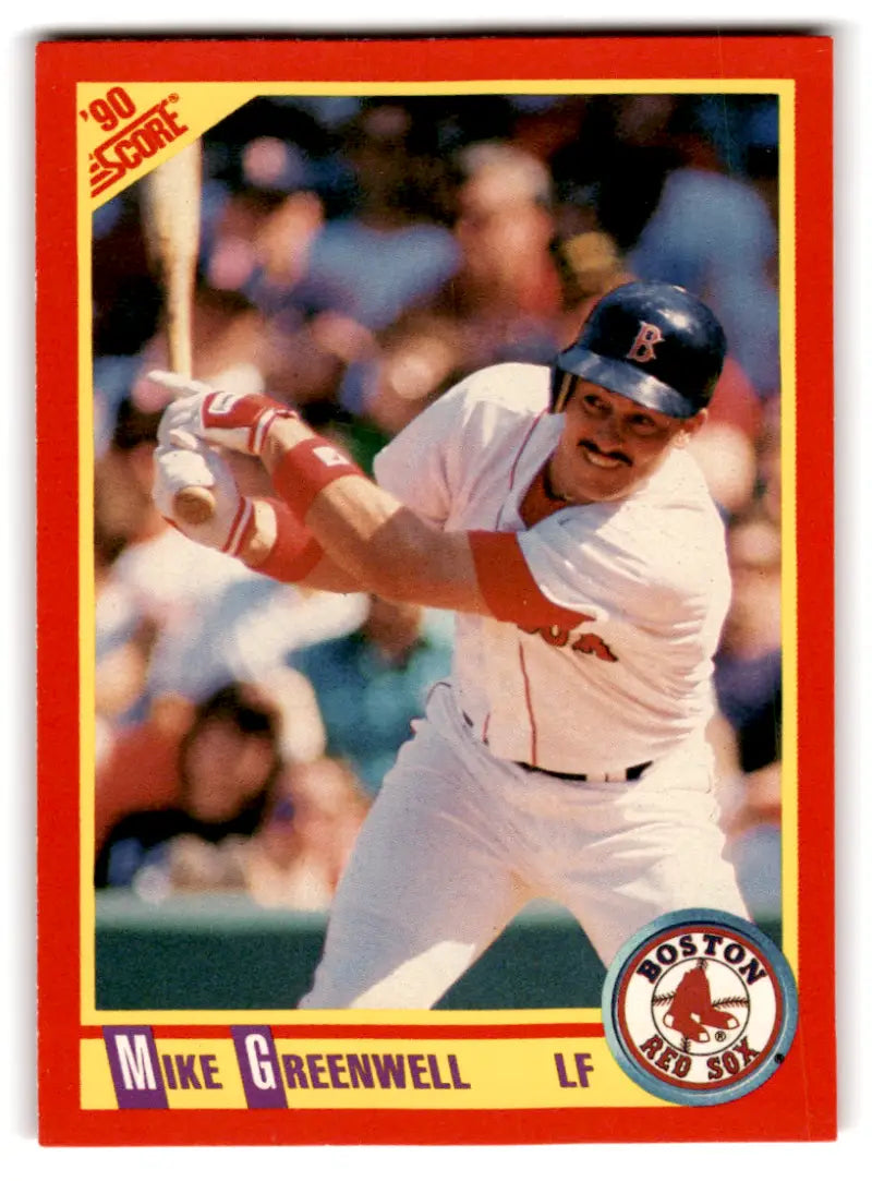 1990 Score #345 Mike Greenwell NM-MT Red Sox ID:70082 - Baseball Card Single