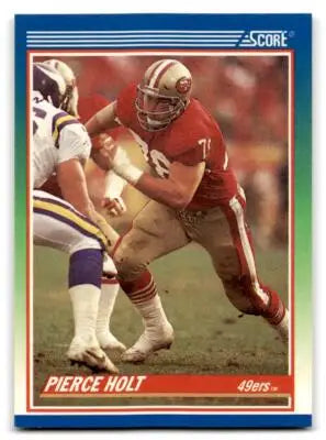 1990 Score #348 Pierce Holt - Football Card Single