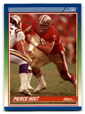 1990 Score #348 Pierce Holt - Football Card Single