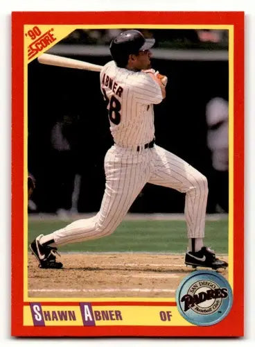 1990 Score #352 Shawn Abner ID:46401 - Baseball Card Single