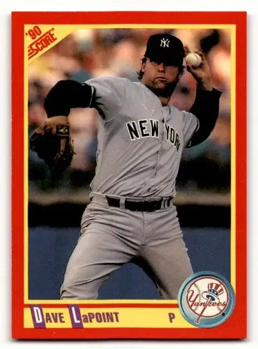 1990 Score #357 Dave LaPoint ID:46390 - Baseball Card Single