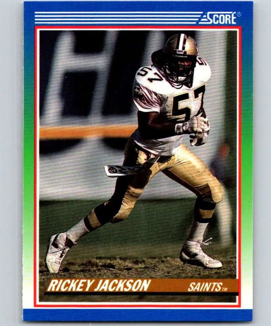 1990 Score #357 Rickey Jackson NM-MT New Orleans Saints Football Card