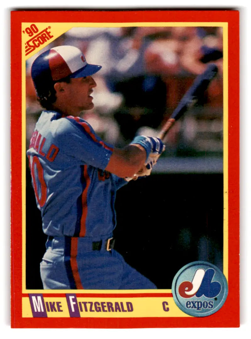 1990 Score #361 Mike Fitzgerald NM-MT Expos ID:70045 - Baseball Card Single
