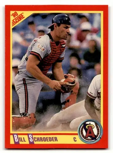 1990 Score #362 Bill Schroeder ID:46505 - Baseball Card Single