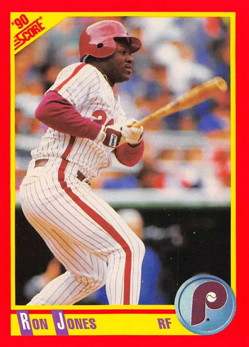 1990 Score #364 Ron Jones EX Excellent Philadelphia Phillies Baseball Card - Baseball Card Single