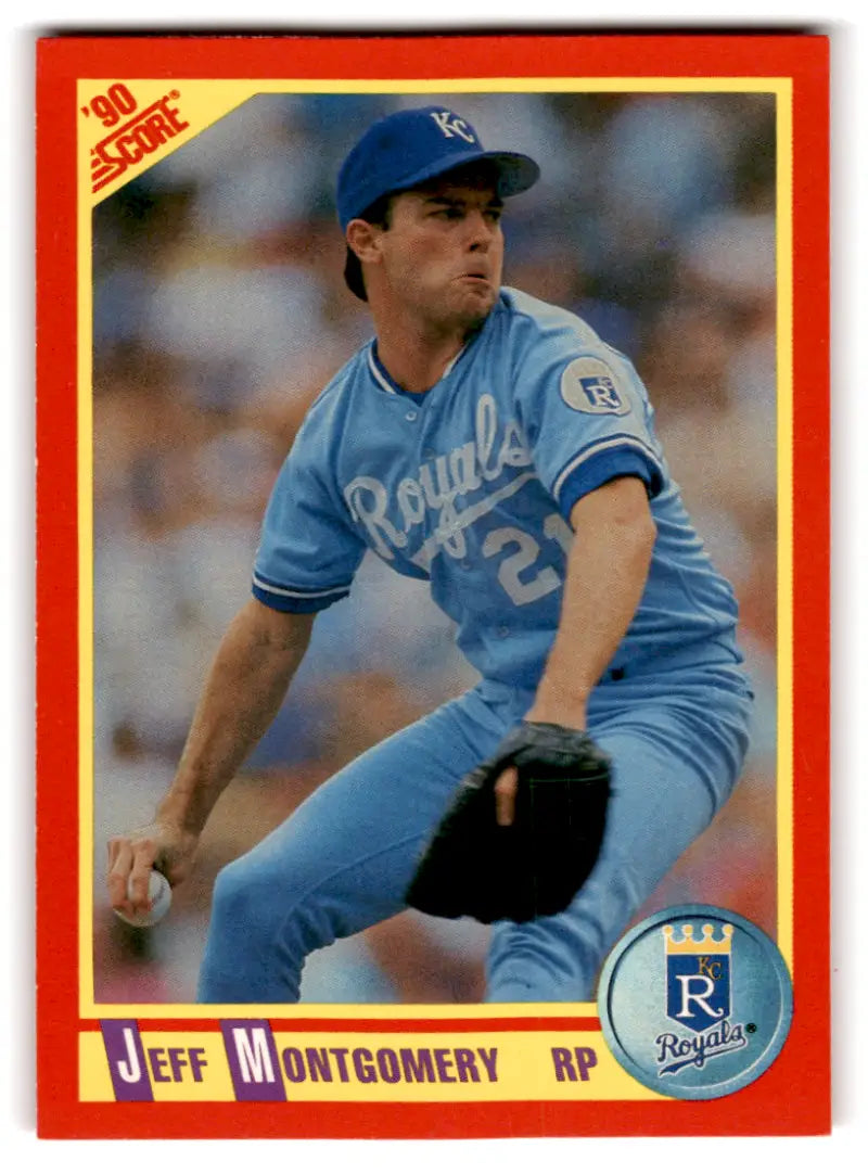 1990 Score #365 Jeff Montgomery NM-MT Royals ID:70056 - Baseball Card Single