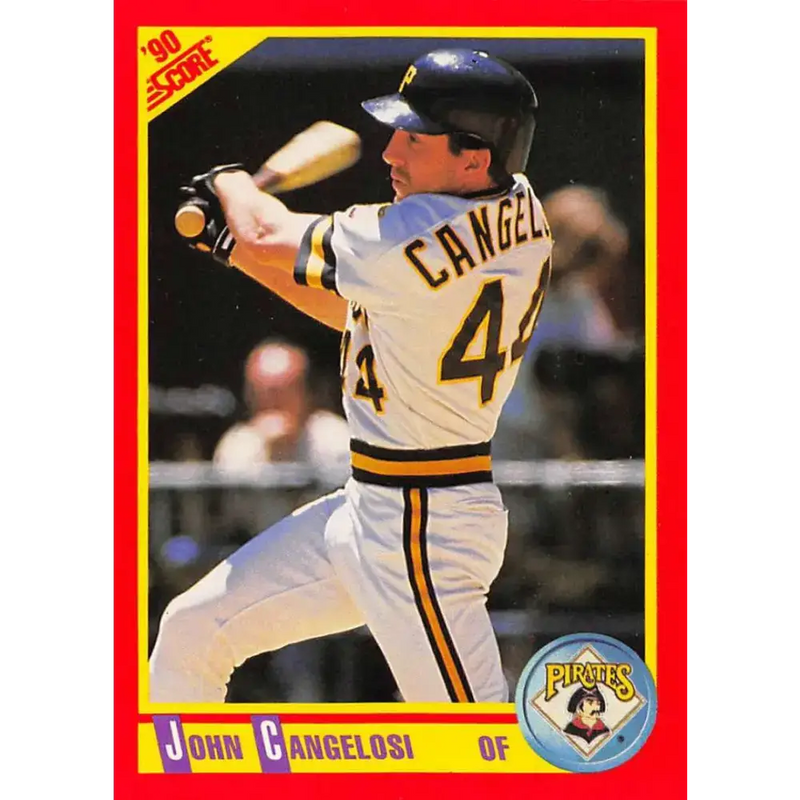 1990 Score #367 John Cangelosi NM-MT Pittsburgh Pirates Baseball Card - Baseball Card Single