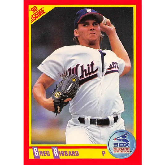 1990 Score #369 Greg Hibbard NM-MT RC Rookie Chicago White Sox Baseball Card - Baseball Card Single