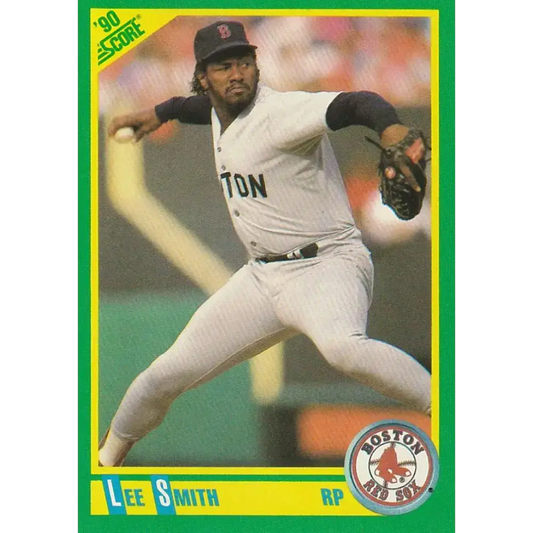 1990 Score #37 Lee Smith NM-MT Boston Red Sox Baseball Card - Baseball Card Single