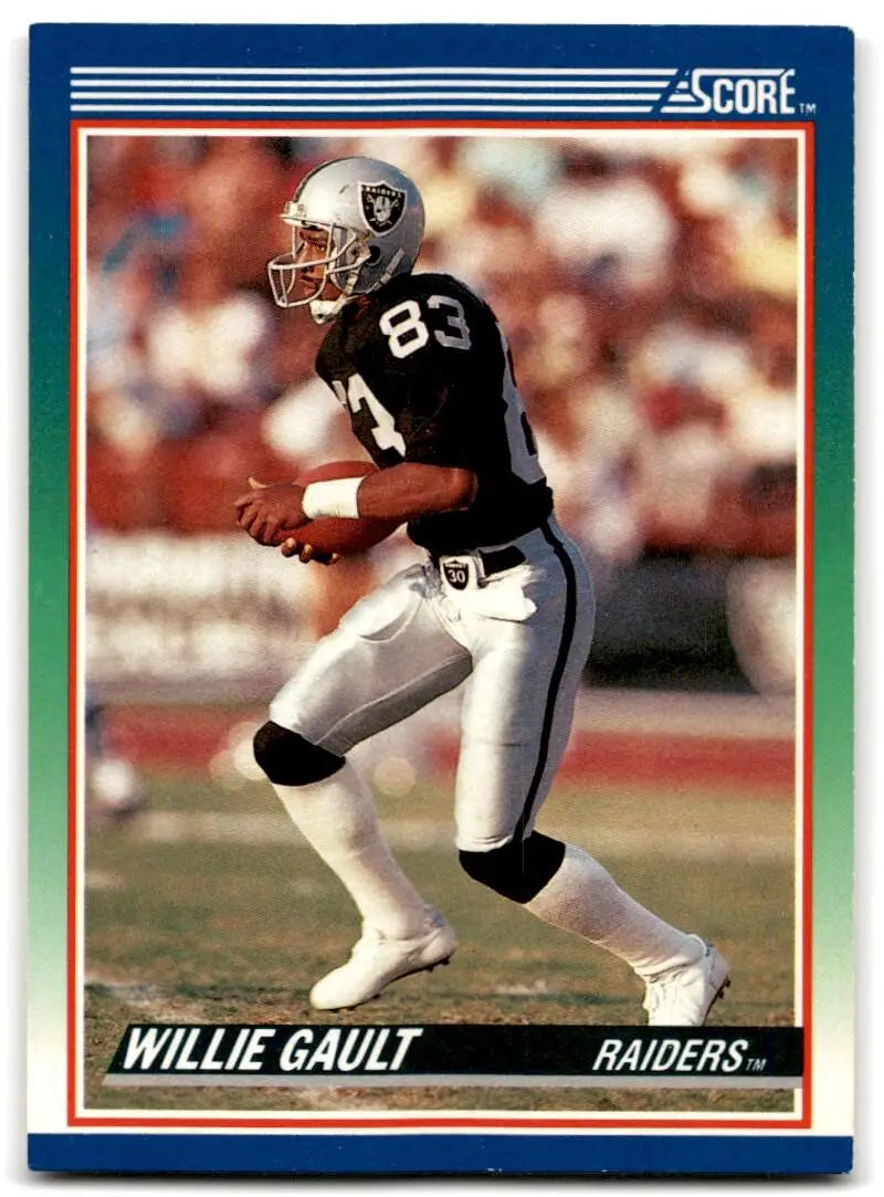 1990 Score #37 Willie Gault NM-MT Los Angeles Raiders Football Card - Football Card Single