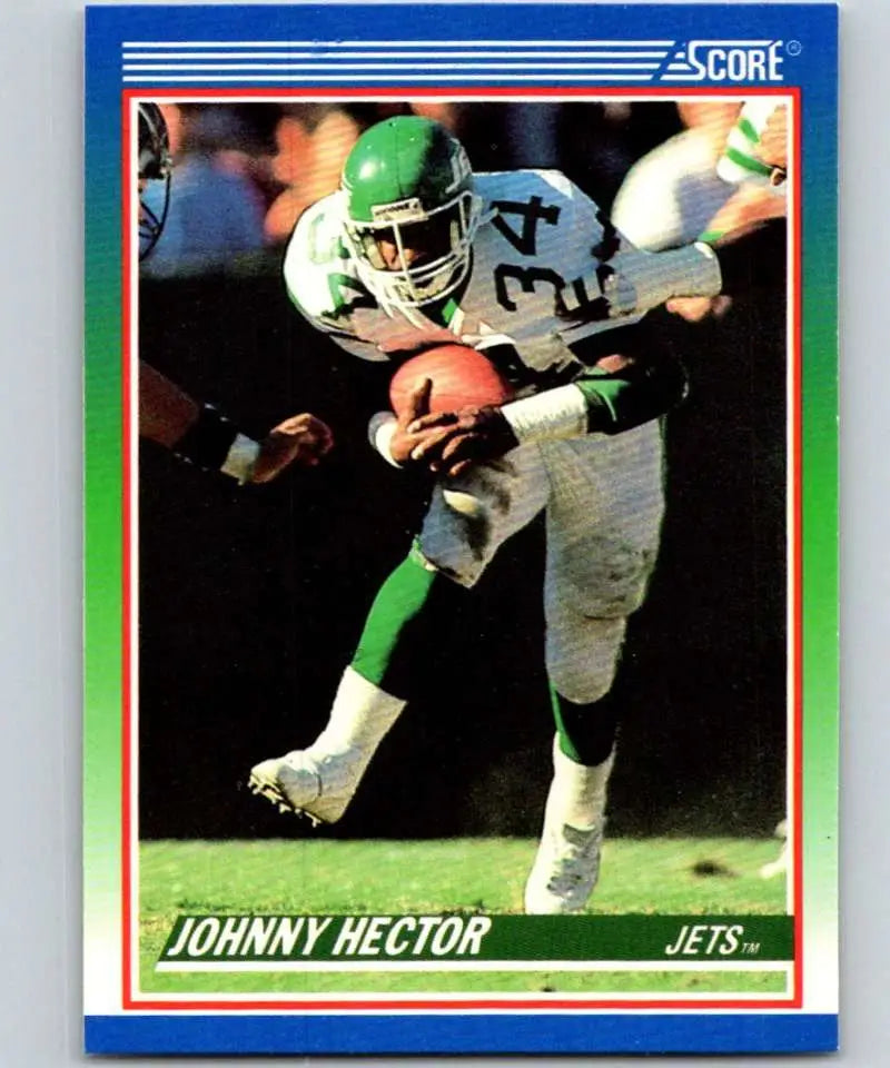 1990 Score #370 Johnny Hector NM-MT New York Jets Football Card