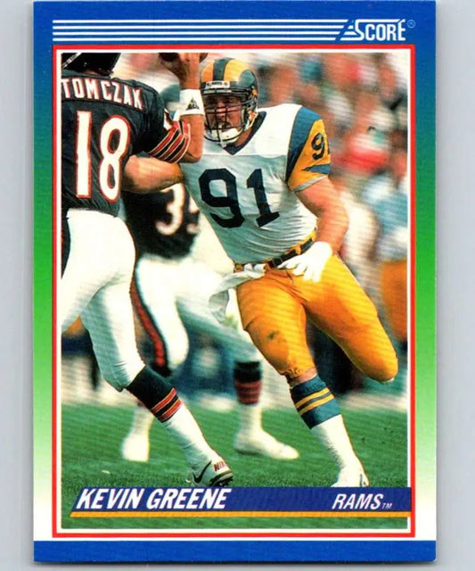 1990 Score #374 Kevin Greene NM-MT Los Angeles Rams Football Card