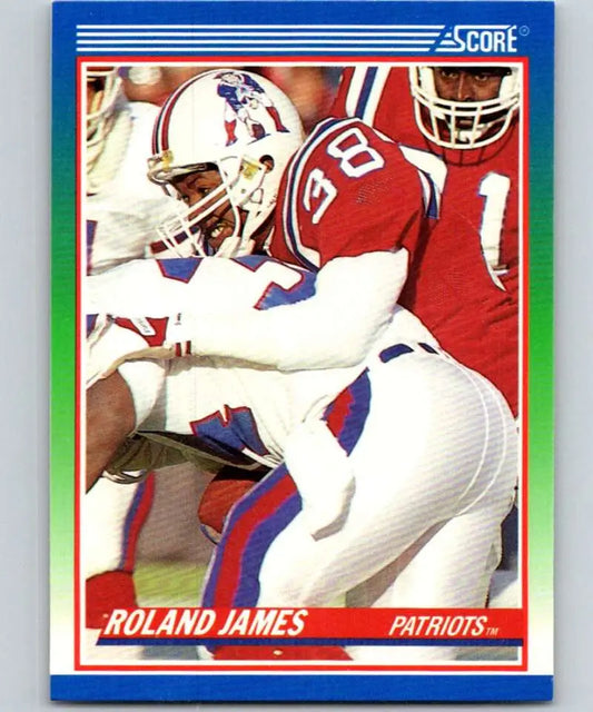 1990 Score #376 Roland James NM-MT New England Patriots Football Card