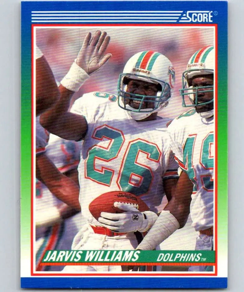 1990 Score #378 Jarvis Williams NM-MT Miami Dolphins Football Card - Football Card Single