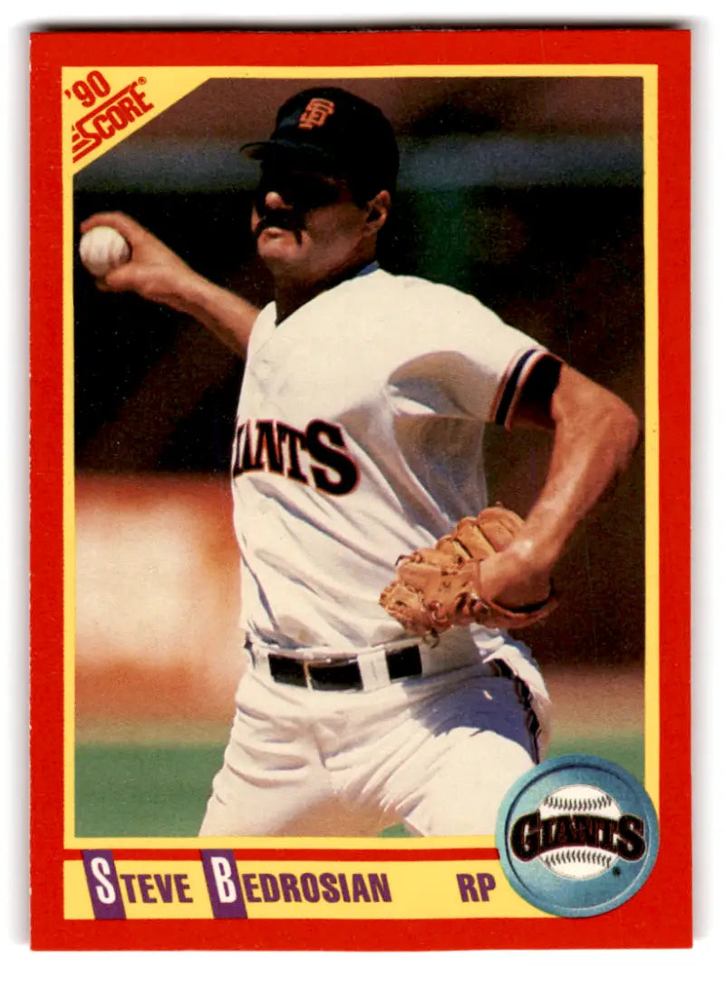 1990 Score #379 Steve Bedrosian NM-MT Giants ID:70073 - Baseball Card Single