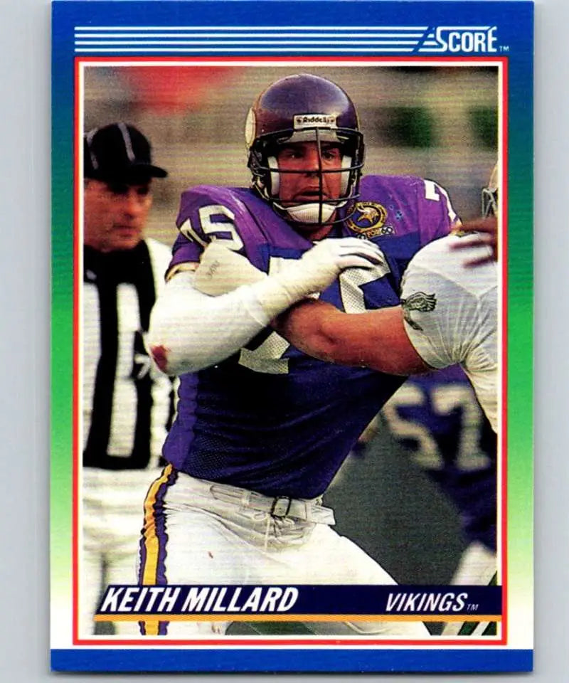 1990 Score #38 Keith Millard NM-MT Minnesota Vikings Football Card - Football Card Single
