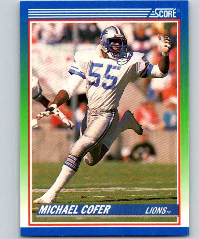 1990 Score #385 Michael Cofer NM-MT Detroit Lions Football Card - Football Card Single