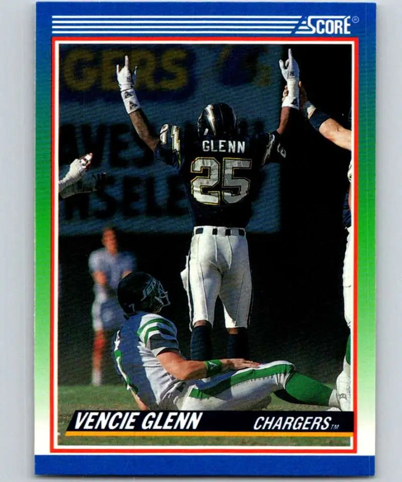 1990 Score #394 Vencie Glenn NM-MT San Diego Chargers Football Card - Football Card Single