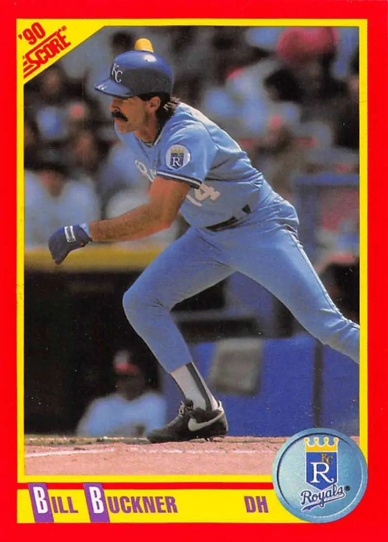 1990 Score #396 Bill Buckner EX Excellent Kansas City Royals Baseball Card - Baseball Card Single